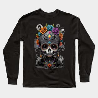 Spooky Kidz  - Dia De Los Muertos Long Sleeve T-Shirt